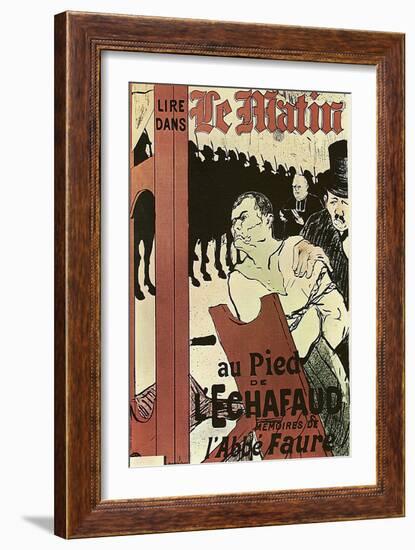 Au Pied De L'Echafaud , 1893-Henri de Toulouse-Lautrec-Framed Giclee Print