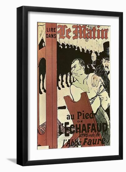 Au Pied De L'Echafaud , 1893-Henri de Toulouse-Lautrec-Framed Giclee Print