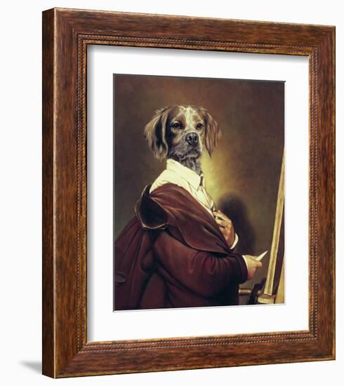 Au Portrait-Thierry Poncelet-Framed Premium Giclee Print