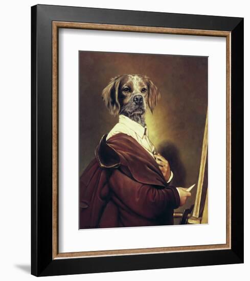 Au Portrait-Thierry Poncelet-Framed Premium Giclee Print