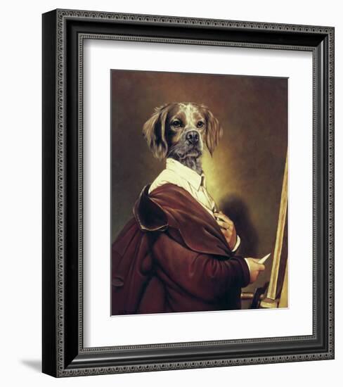 Au Portrait-Thierry Poncelet-Framed Premium Giclee Print