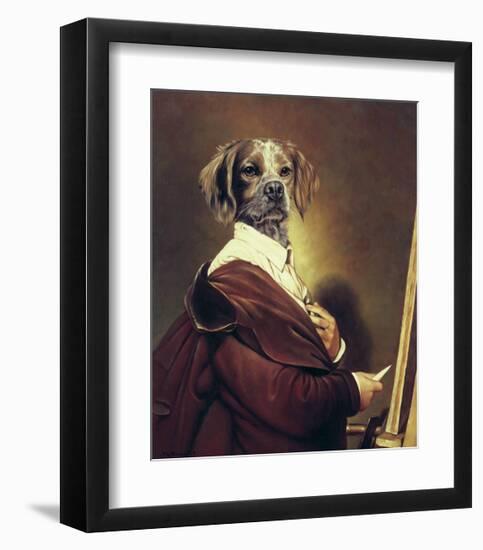 Au Portrait-Thierry Poncelet-Framed Premium Giclee Print