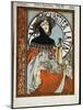 Au Quartier Latin, Printed by Paul Dupont, 1898-Alphonse Mucha-Mounted Giclee Print