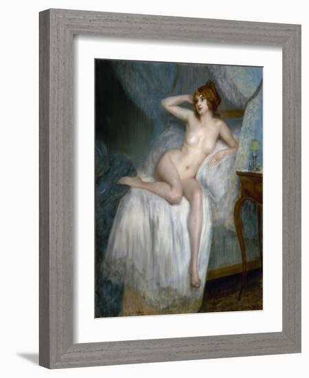 Au réveil-Pierre Carrier-belleuse-Framed Giclee Print