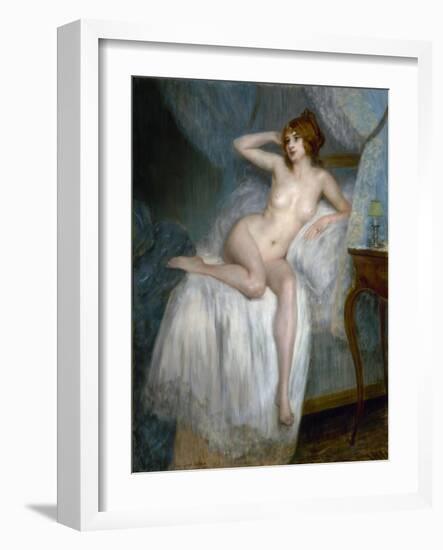 Au réveil-Pierre Carrier-belleuse-Framed Giclee Print