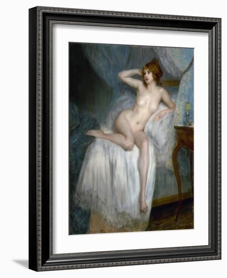 Au réveil-Pierre Carrier-belleuse-Framed Giclee Print