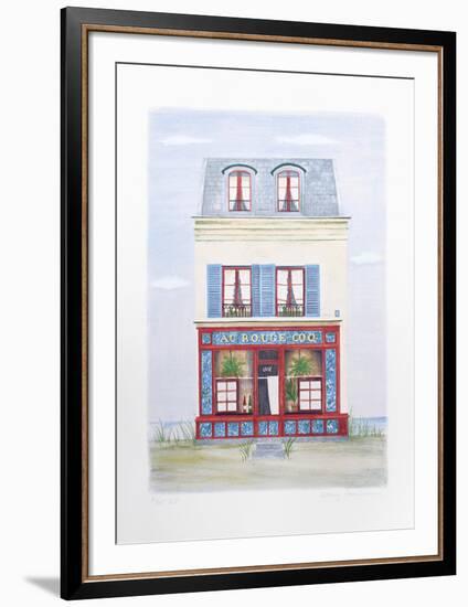 Au Rouge Coq Chantilly-Mary Faulconer-Framed Limited Edition