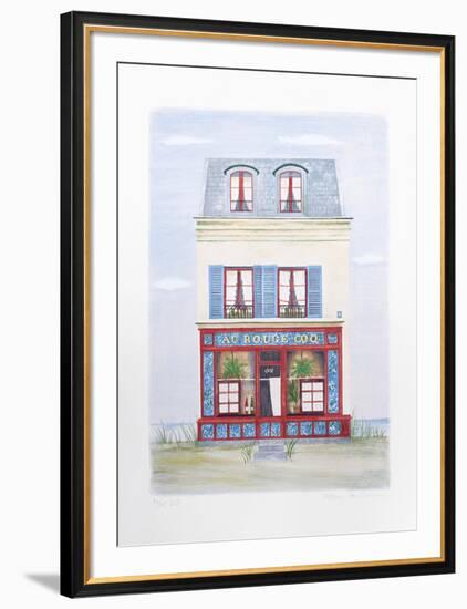 Au Rouge Coq Chantilly-Mary Faulconer-Framed Limited Edition