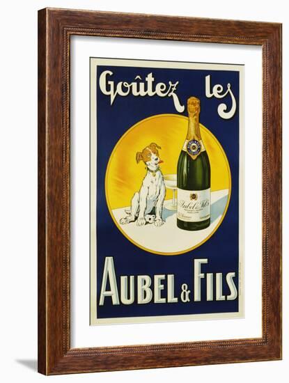 Aubel and Fils Poster-null-Framed Premium Giclee Print