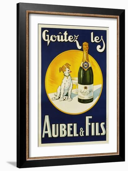 Aubel and Fils Poster-null-Framed Premium Giclee Print