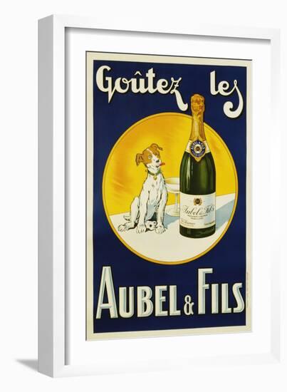 Aubel and Fils Poster-null-Framed Premium Giclee Print