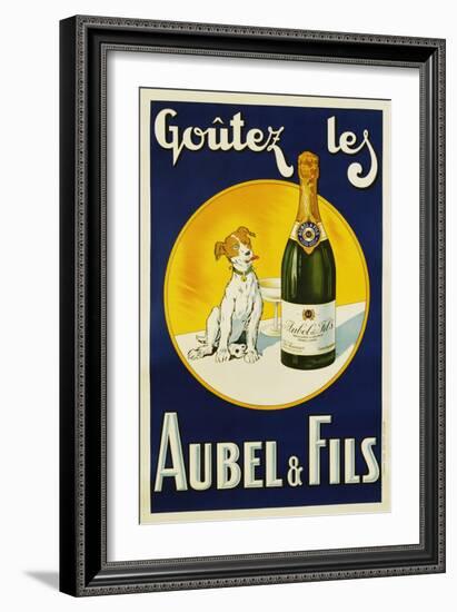 Aubel and Fils Poster-null-Framed Premium Giclee Print