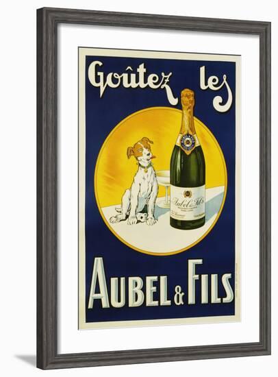 Aubel and Fils Poster--Framed Giclee Print