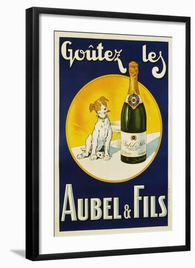 Aubel and Fils Poster--Framed Giclee Print