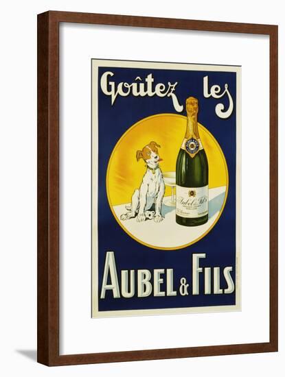 Aubel and Fils Poster-null-Framed Giclee Print