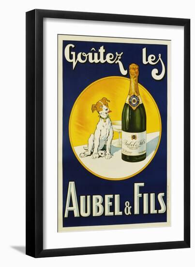 Aubel and Fils Poster--Framed Giclee Print