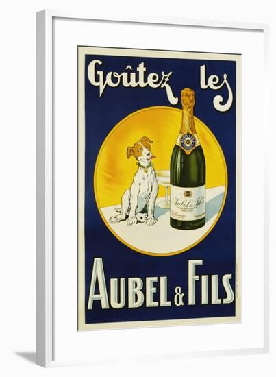Aubel and Fils Poster-null-Framed Premium Giclee Print