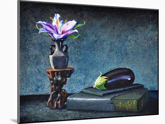 Aubergine, 2020 (Oil on Canvas)-Trevor Neal-Mounted Giclee Print