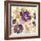 Aubergine Blossom 1-Edith Lentz-Framed Art Print