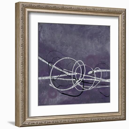 Aubergine Directions 1-Filippo Ioco-Framed Art Print