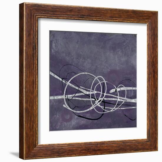 Aubergine Directions 1-Filippo Ioco-Framed Art Print