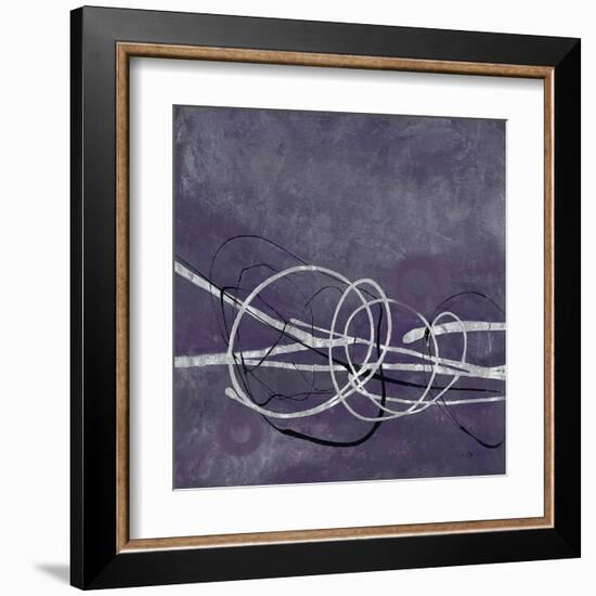 Aubergine Directions 1-Filippo Ioco-Framed Art Print