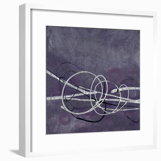 Aubergine Directions 1-Filippo Ioco-Framed Art Print