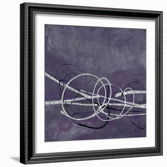 Aubergine Directions 1-Filippo Ioco-Framed Art Print