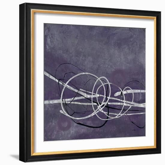 Aubergine Directions 1-Filippo Ioco-Framed Art Print