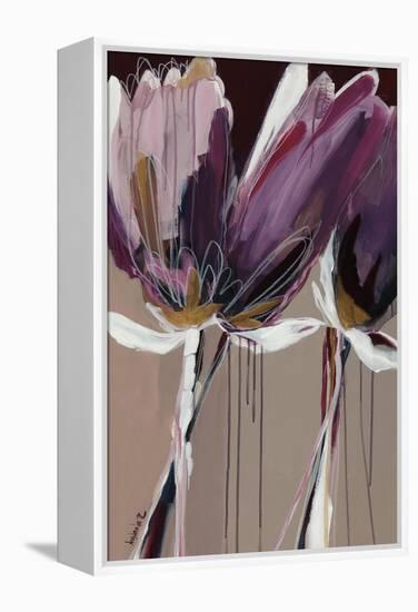 Aubergine Splendor II-Angela Maritz-Framed Stretched Canvas