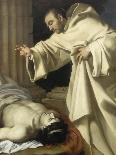 Saint Bernard ressuscitant un mort-Aubin Vouet-Laminated Giclee Print