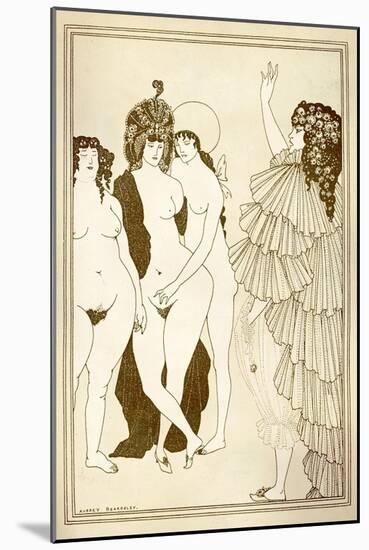 Aubrey BEARDSLEY (1872-1898) Illustration for “Lysistrata” (411 Bc) by Aristophanes-Aubrey Beardsley-Mounted Giclee Print