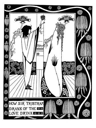 オーブリー・ビアズリー画 Sir Thomas Malory『Le Morte D