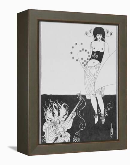 Aubrey Beardsley's Drawings-Aubrey Beardsley-Framed Premier Image Canvas