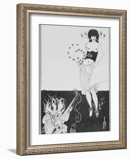 Aubrey Beardsley's Drawings-Aubrey Beardsley-Framed Giclee Print