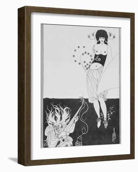 Aubrey Beardsley's Drawings-Aubrey Beardsley-Framed Giclee Print