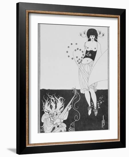 Aubrey Beardsley's Drawings-Aubrey Beardsley-Framed Giclee Print