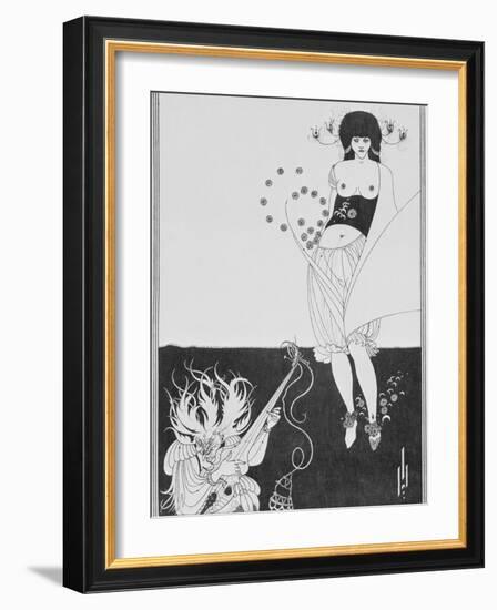 Aubrey Beardsley's Drawings-Aubrey Beardsley-Framed Giclee Print