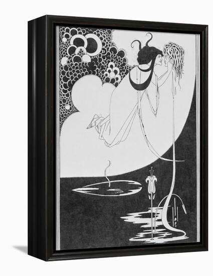 Aubrey Beardsley's Drawings-Aubrey Beardsley-Framed Premier Image Canvas