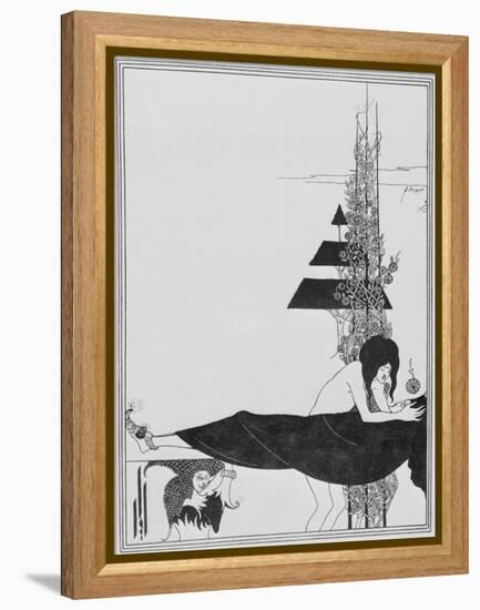 Aubrey Beardsley's Drawings-Aubrey Beardsley-Framed Premier Image Canvas