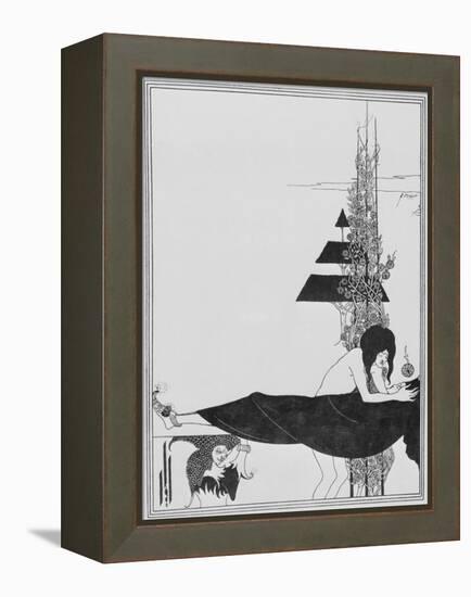 Aubrey Beardsley's Drawings-Aubrey Beardsley-Framed Premier Image Canvas