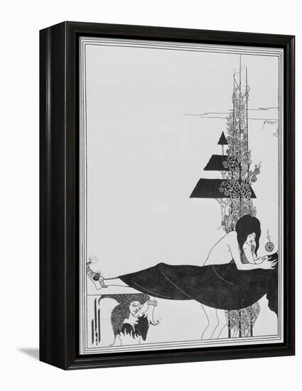 Aubrey Beardsley's Drawings-Aubrey Beardsley-Framed Premier Image Canvas