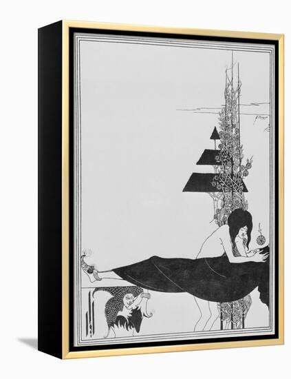 Aubrey Beardsley's Drawings-Aubrey Beardsley-Framed Premier Image Canvas