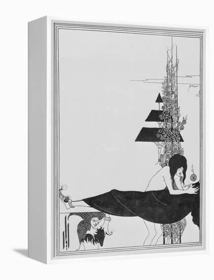 Aubrey Beardsley's Drawings-Aubrey Beardsley-Framed Premier Image Canvas