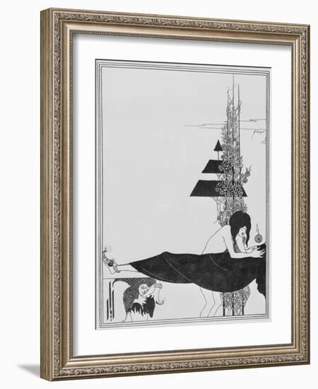 Aubrey Beardsley's Drawings-Aubrey Beardsley-Framed Giclee Print