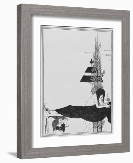 Aubrey Beardsley's Drawings-Aubrey Beardsley-Framed Giclee Print