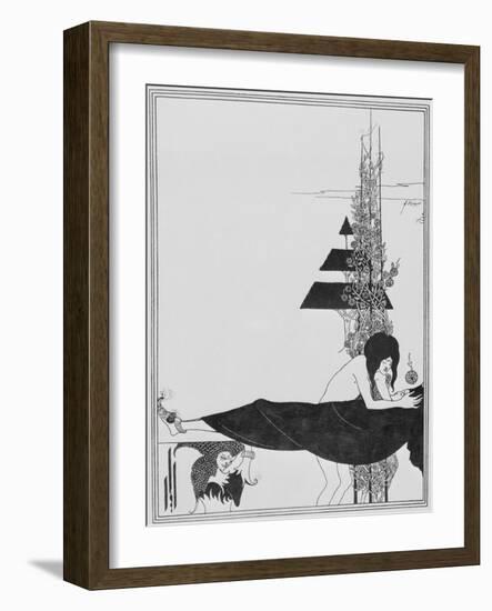 Aubrey Beardsley's Drawings-Aubrey Beardsley-Framed Giclee Print