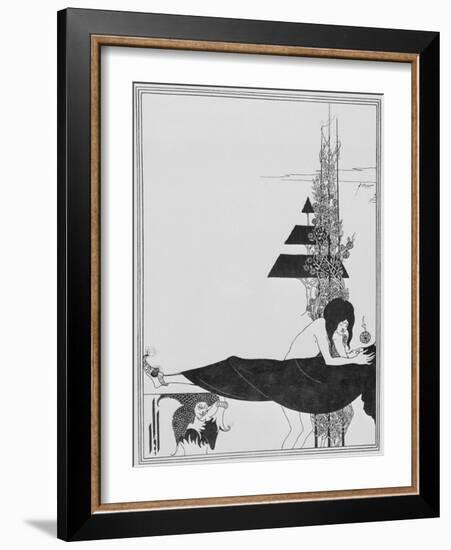 Aubrey Beardsley's Drawings-Aubrey Beardsley-Framed Giclee Print