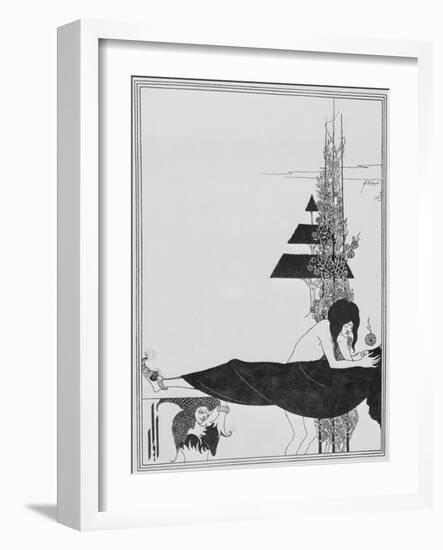 Aubrey Beardsley's Drawings-Aubrey Beardsley-Framed Giclee Print