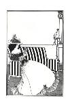 Border Design for 'Le Morte D'arthur' by Sir Thomas Malory, 1893-4 (Pen & Black Ink)-Aubrey Beardsley-Giclee Print